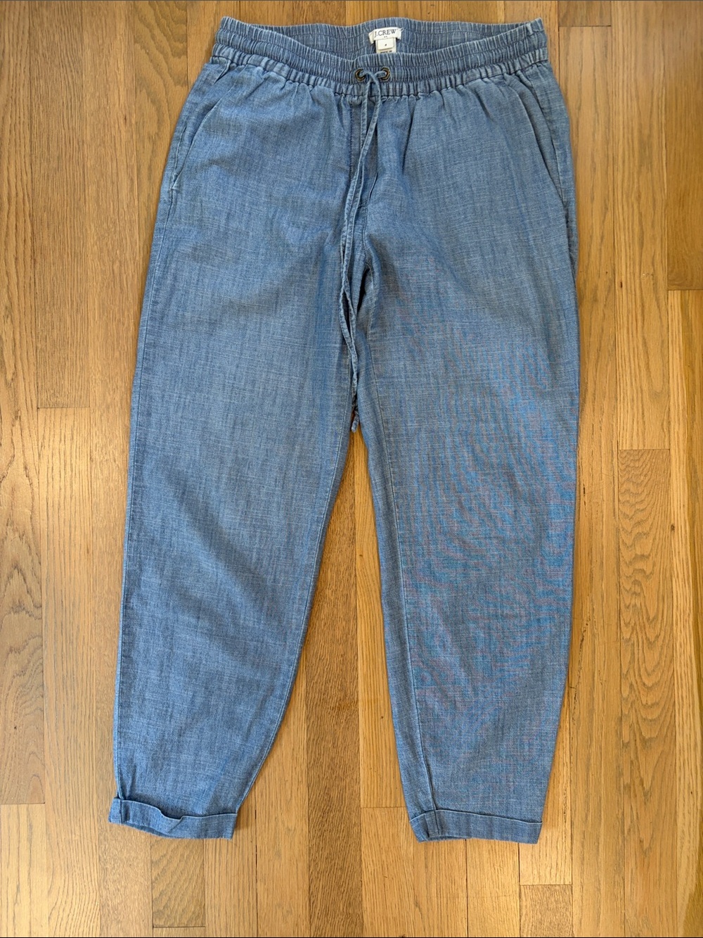 J. Crew Light Blue Relaxed Drawstring Jeans